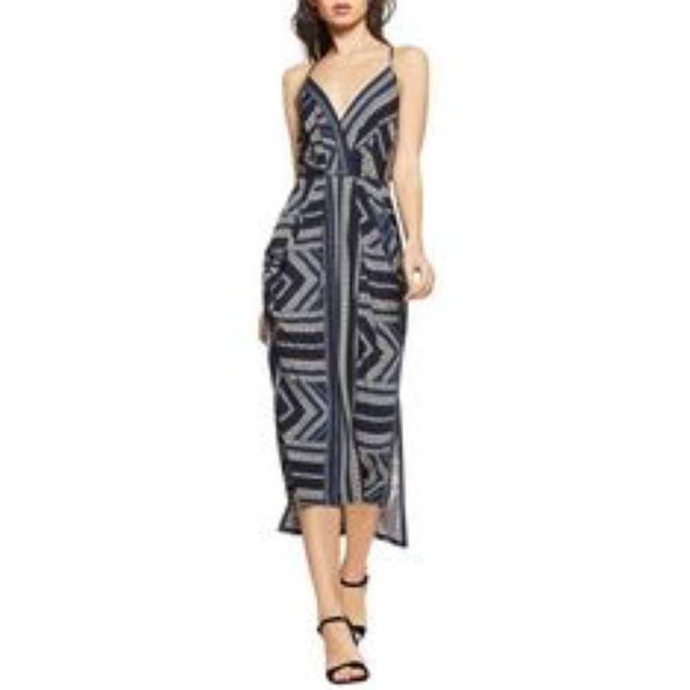 BCBGeneration faux wrap dress, L